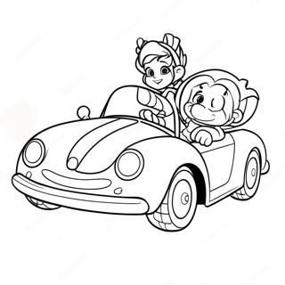 Ralph Ve Vanellope Yaris Boyama Sayfasi 28677-6251