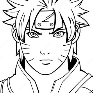 Sasuke Bilge Modunda Boyama Sayfasi 28855-6279