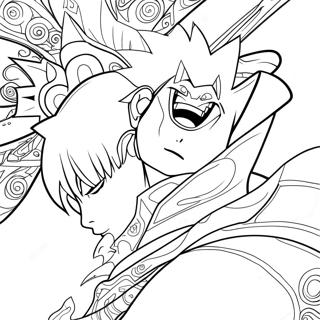 Sasuke Chidori Ile Boyama Sayfasi 28857-6288