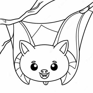 Sisman Yarasa Ters Asili Boyama Sayfasi 29484-6431