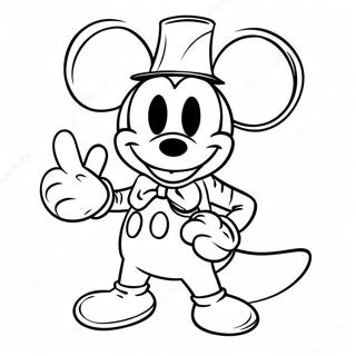 Mickey Mouse Cadilar Bayrami Kostumu Boyama Sayfasi 30216-6575