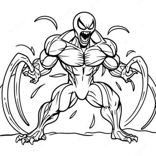 Carnage Tam Vucut Pozu Boyama Sayfasi 31003-6770