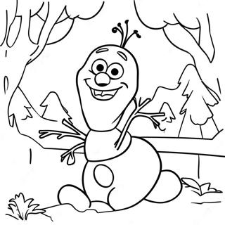 Arkadaslari Ile Olaf Boyama Sayfasi 31922 6962