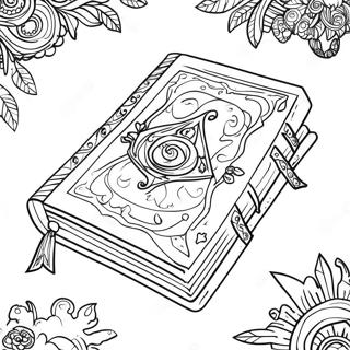 Hocus Pocus Buyu Kitabi Boyama Sayfasi 32817-7162