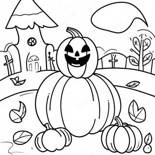 Hocus Pocus Balkabagi Tarlasi Boyama Sayfasi 32818-7168