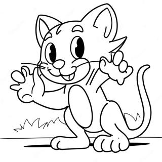 Tom Ve Jerry Yaramaz Saka Boyama Sayfasi 33350-7282