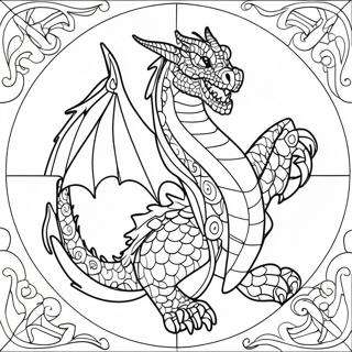 Canli Sulu Cam Ejderha Boyama Sayfasi 33717 7366