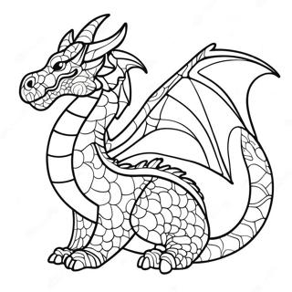 Canli Sulu Cam Ejderha Boyama Sayfasi 33717 7367