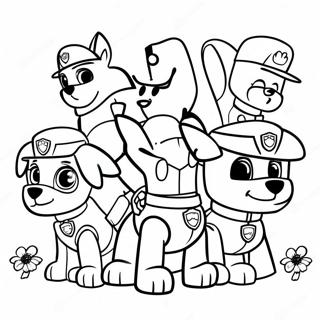 Paw Patrol Takimi Kurtarma Boyama Sayfasi 34086-7437