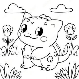 Bulbasaur Boyama Sayfaları