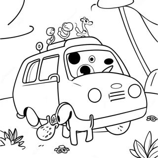 Blues Clues Macera Boyama Sayfasi 34343-7502