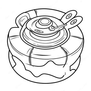 Beyblade Savas Arenasi Boyama Sayfasi 34618-7556