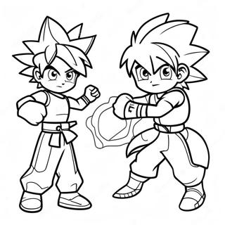 Epik Beyblade Duellosu Boyama Sayfasi 34622-7570