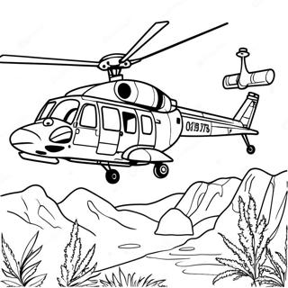 Gercekci Askeri Helikopter Boyama Sayfasi 38832 8482