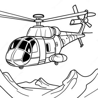 Gercekci Askeri Helikopter Boyama Sayfasi 38832 8483