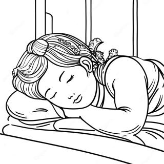 Zenitsu Agatsuma Uyuyor Boyama Sayfasi 3925-2536