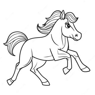 Colt Hizla Kosuyor Boyama Sayfasi 40268 8805