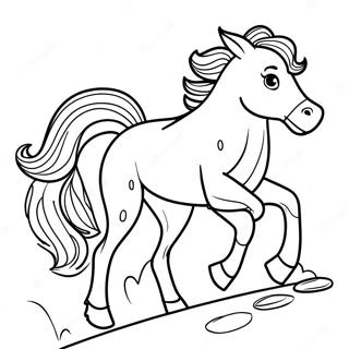 Colt Hizla Kosuyor Boyama Sayfasi 40268 8808