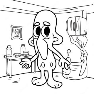 Evinde Squidward Boyama Sayfasi 41448 9059
