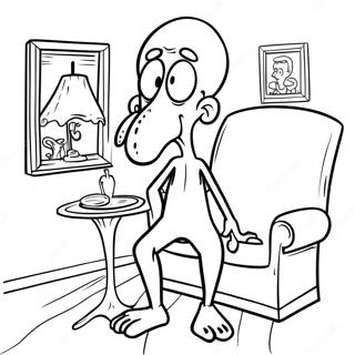 Evinde Squidward Boyama Sayfasi 41448 9060
