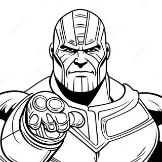 Thanos Ile Sonsuzluk Eldiveni Boyama Sayfasi 41629-9094