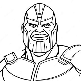 Thanos Savas Zirhi Ile Boyama Sayfasi 41630-9097