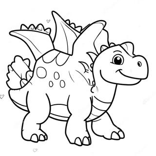 Stegosaurus Boyama Sayfaları