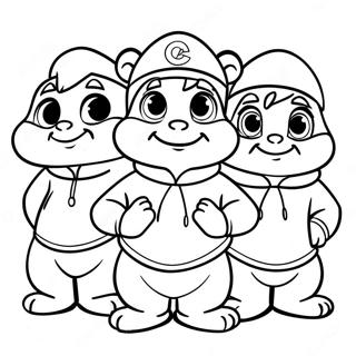 Alvin Ve Sincaplar Kostumlu Boyama Sayfasi 44535-9749