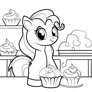 Cupcake Pisiren Pinkie Pie Boyama Sayfasi 45140 9885