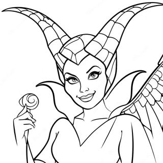 Maleficent Ejderha Ile Boyama Sayfasi 45757-10015