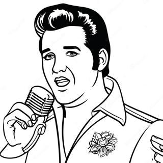 Elvis Boyama Sayfaları