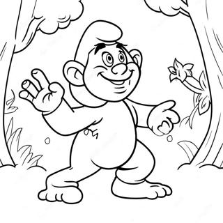 Şirin Boyama Sayfaları