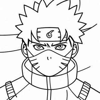 Kakashi Sharingan Ile Boyama Sayfasi 46322-10135