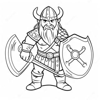 Viking Boyama Sayfaları