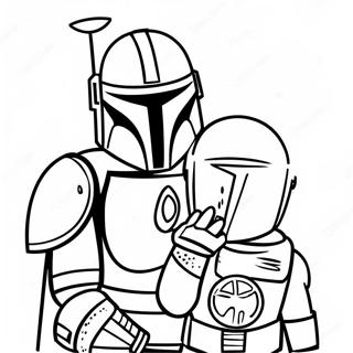 Mandalorian Boyama Sayfaları