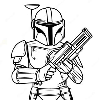 Blaster Tutan Mandalorian Boyama Sayfasi 47818 10463