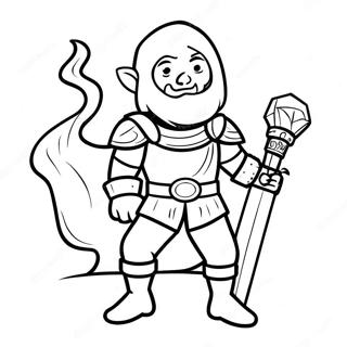 Zindanlar Ve Ejderhalar Maceraperest Boyama Sayfasi 48355 10576