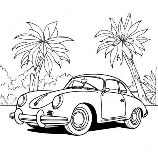 Klasik Porsche 356 Boyama Sayfasi 49521-10841