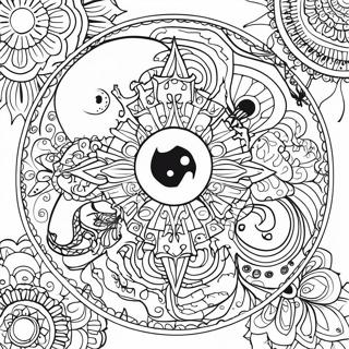 Korkunc Cadilar Bayrami Mandala Boyama Sayfasi 50075 10962