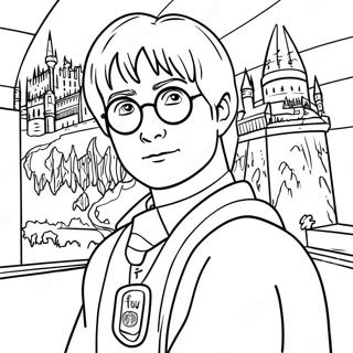 Hogwartsta Harry Potter Boyama Sayfasi 5282-1730