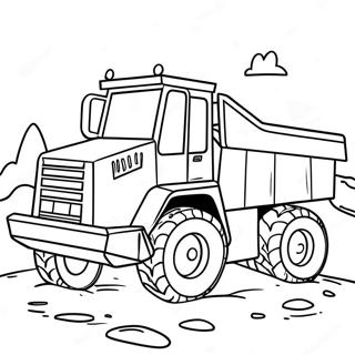 Bullyozer Ve Kamyon Boyama Sayfasi 53036 11606