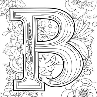 Buyuk Harf B Boyama Sayfasi 53646 11740