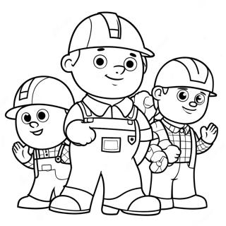 Bob The Builder Boyama Sayfaları