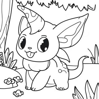 Vaporeon Boyama Sayfaları