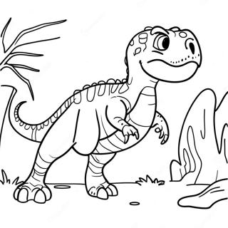 Allosaurus Kukreyen Boyama Sayfasi 55158 12072