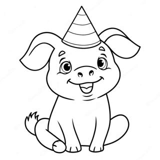 Piglet Boyama Sayfaları