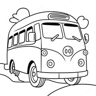 Mutlu Tayo Kucuk Otobus Boyama Sayfasi 56095-12276