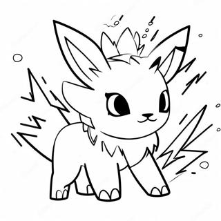 Jolteon Boyama Sayfaları