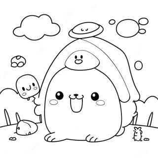 Macera Dolu Sumikko Gurashi Arkadaslari Boyama Sayfasi 57391-12555