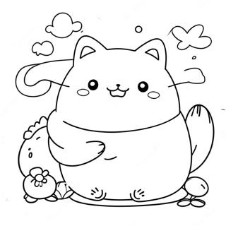 Oyunbaz Sumikko Gurashi Hayvanlari Boyama Sayfasi 57392-12559